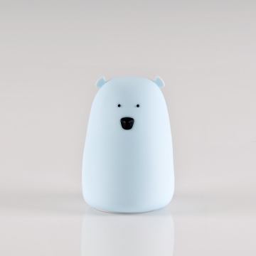 LED RGB Lampada touch per bambini BEAR LED/0,8W/5V blu