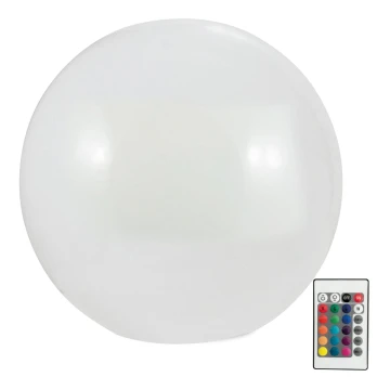 LED RGBW Lampada solare BALL LED/1,2V diametro 40 cm IP65 + telecomando