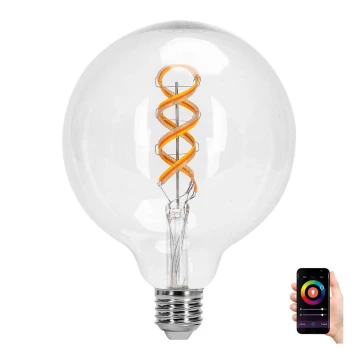 LED RGBW Lampadina FILAMENT G125 E27/4,9W/230V 2700K - Aigostar