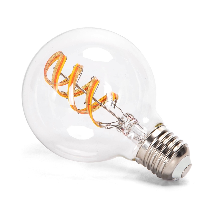 LED RGBW Lampadina FILAMENT G80 E27/4,9W/230V 2700K - Aigostar