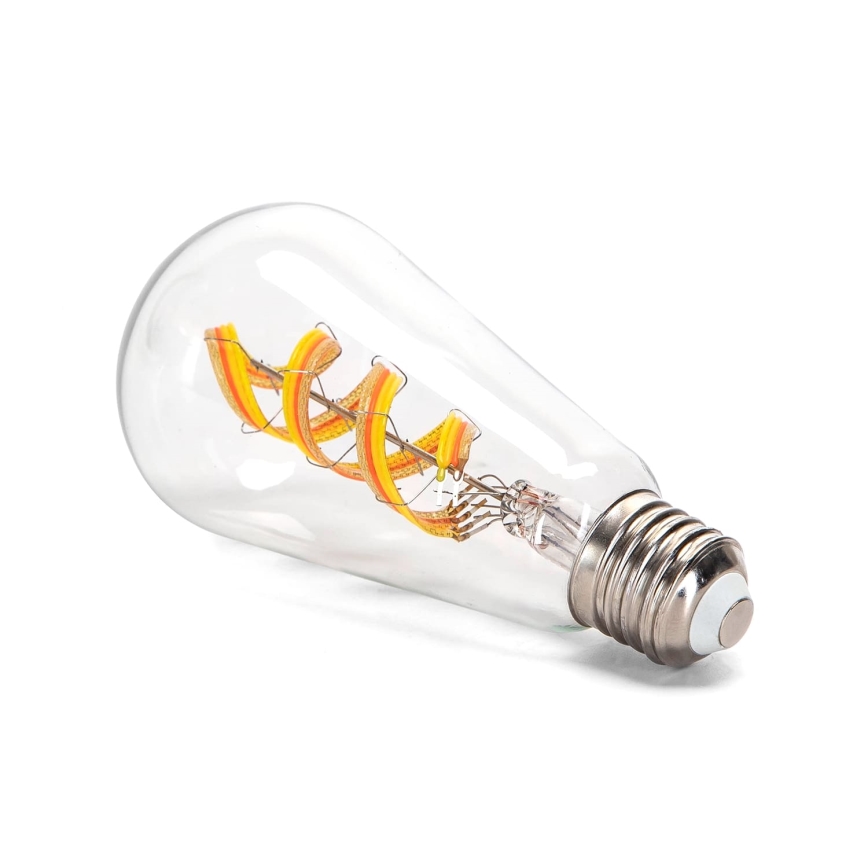 LED RGBW Lampadina FILAMENT ST64 E27/4,9W/230V 2700K - Aigostar