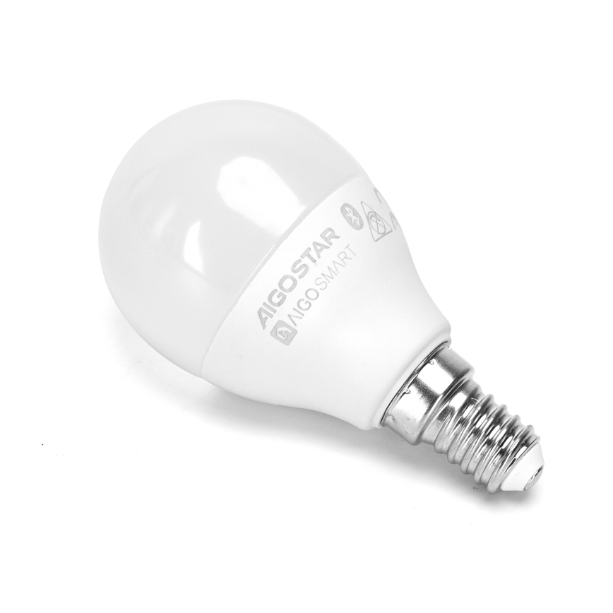 LED RGBW Lampadina G45 E14/4,9W/230V 2700-6500K - Aigostar