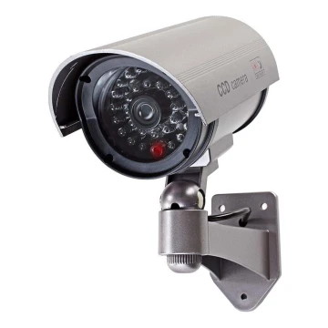 LED Telecamera di videosorveglianza finta 2xAA IP44