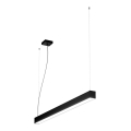 LED2 - Lampadario a LED su una stringa NOLI LED/40W/230V 3000K/3500K/4000K nero