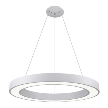 LED2 - Lampadario LED a sospensione con filo SATURN LED/80W/230V 4000K diametro 80 cm bianco