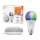 Ledvance - Altoparlante intelligente Google Nest Mini + LED RGBW Lampadina dimmerabile SMART+ A60 E27/60W/230V
