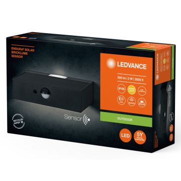 Ledvance - Applique a LED solare con sensore ENDURA SOLAR LED/3W/4,2V IP65