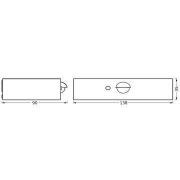 Ledvance - Applique a LED solare con sensore ENDURA SOLAR LED/3W/4,2V IP65