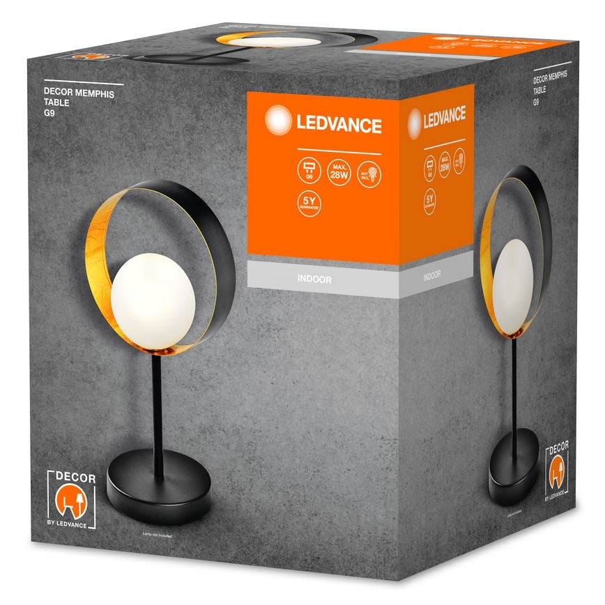 Ledvance - Lampada da tavolo DECOR MEMPHIS 1xG9/28W/230V