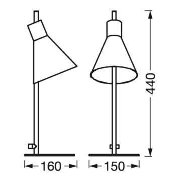 Ledvance - Lampada da tavolo LED DECOR TOKIO LED/5W/230V