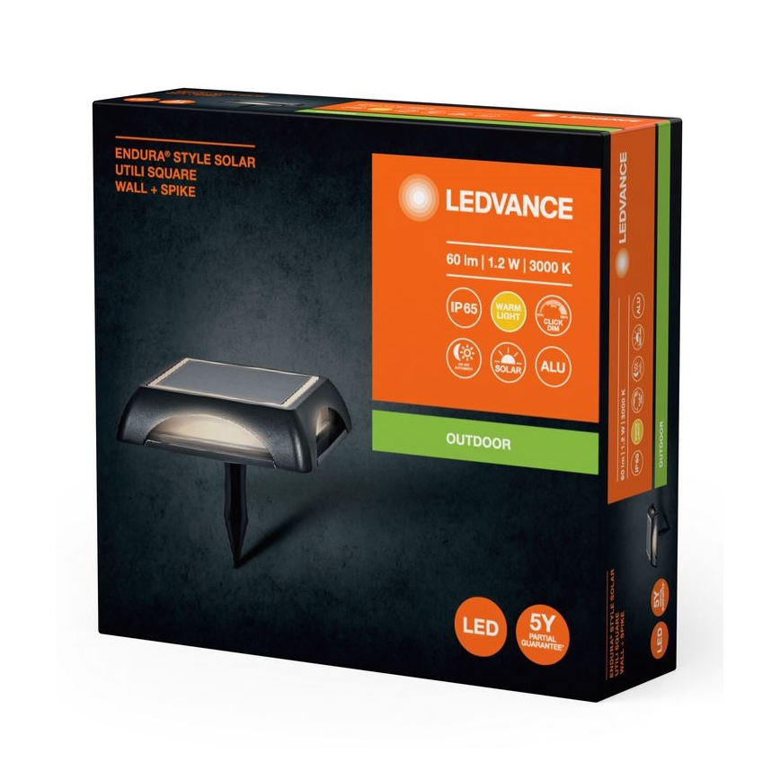 Ledvance - LED Dimmerabile solare lampada ENDURA STYLE SOLAR LED/1,2W/3,7V IP65