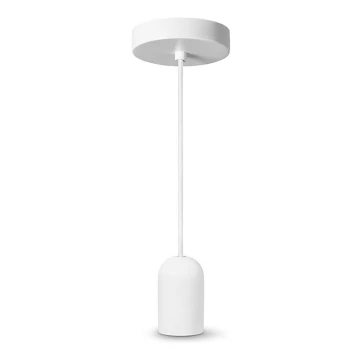 Ledvance - Lampadario a sospensione con filo PENDULUM ROUND 1xE27/15W/230V bianco