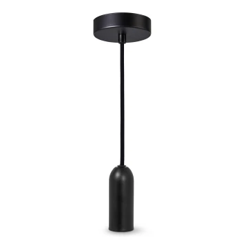 Ledvance - Lampadario a sospensione con filo PENDULUM ROUND 1xE27/15W/230V nero