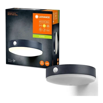 Ledvance-LED Applique solare con sensore ENDURA STYLE LED/6W/3,7V IP44