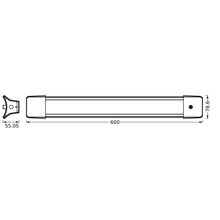 Ledvance - LED Lampadario a sospensione con catena OFFICE LINE LED/24W/230V 4000K