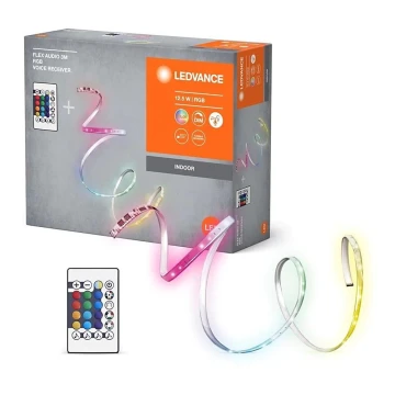 Ledvance - LED RGB Striscia dimmerabile FLEX AUDIO 3m LED/12,5W/230V + telecomando