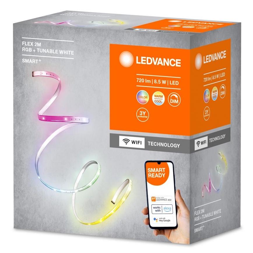 Ledvance - LED RGB+TW Striscia dimmerabile SMART+ FLEX 2m LED/8,5W/230V Wi-Fi