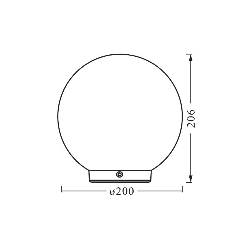 Ledvance - LED RGBW Lampada da tavolo ricaricabile dimmerabile SMART+ MAGIC LED/3,5W/5V 2200-6500K Wi-Fi