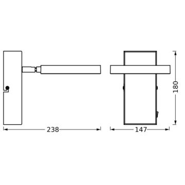 Ledvance - Luce Spot da parete a LED DECOR SATURN LED/11W/230V 3000/4200/6500K