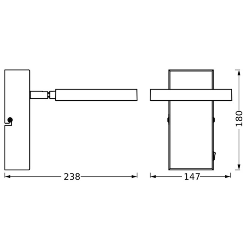 Ledvance - Luce Spot da parete a LED DECOR SATURN LED/11W/230V 3000/4200/6500K