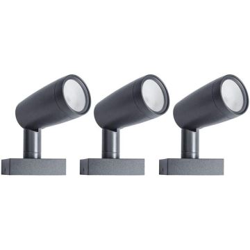 Ledvance - PACK 3x Lampada da esterno LED RGB SMART+ SPOT 3xLED/4.5W/230V IP65 Wi-Fi