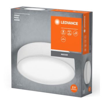 Ledvance - Plafoniera ORBIS PARIGI 2xE27/25W/230V bianco