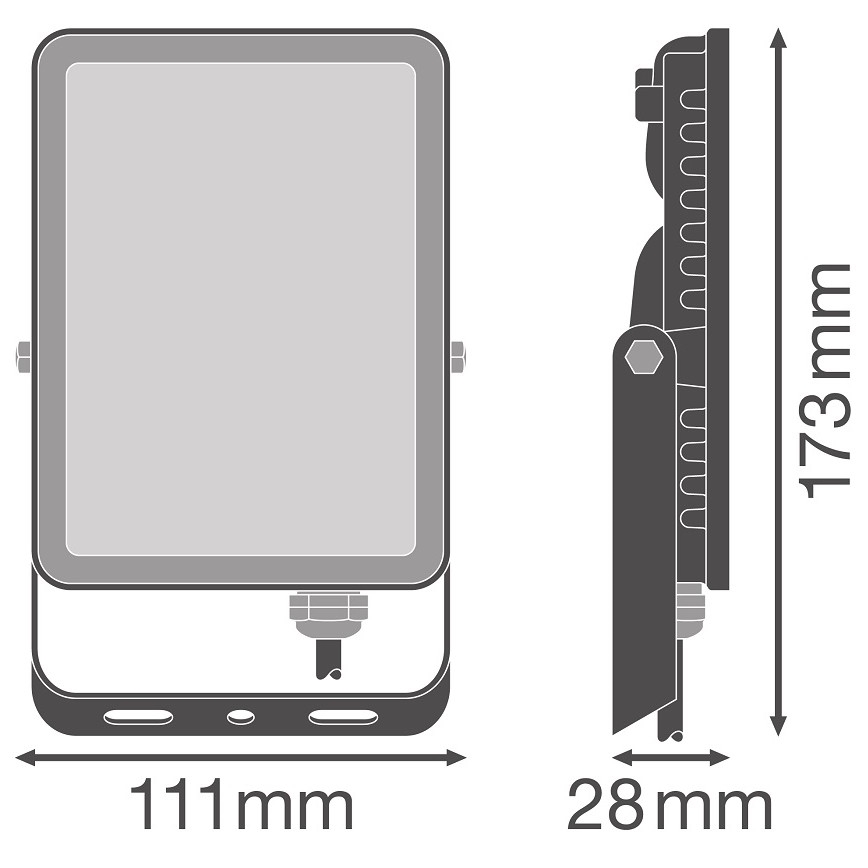 Ledvance - Proiettore LED da parete per esterni FLOODLIGHT LED/20W/230V 4000K IP65