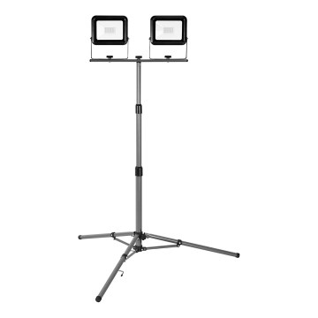 Ledvance - Riflettore LED da esterno con un supporto WORKLIGHT TRIPOD 2xLED/30W/230V 6500K IP65