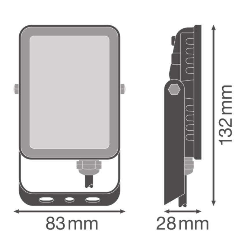 Ledvance - LED Riflettore da muro per esterni FLOODLIGHT ESSENTIAL LED/10W/230V IP65