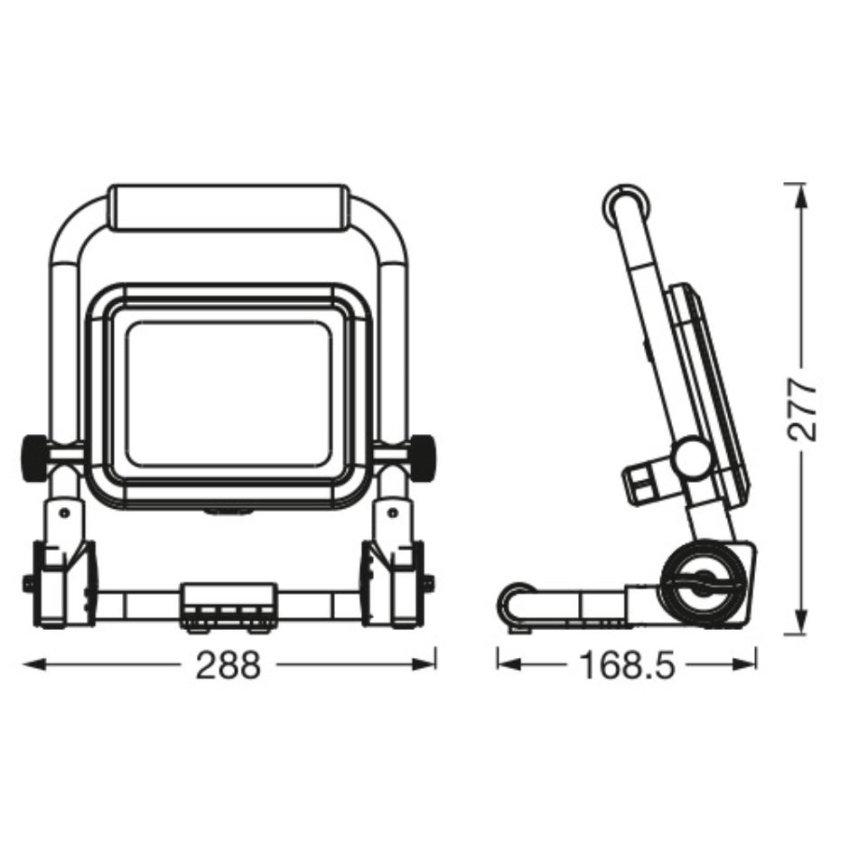 Ledvance - Riflettore LED da esterno WORKLIGHT R-STAND LED/30W/230V 6500K IP54