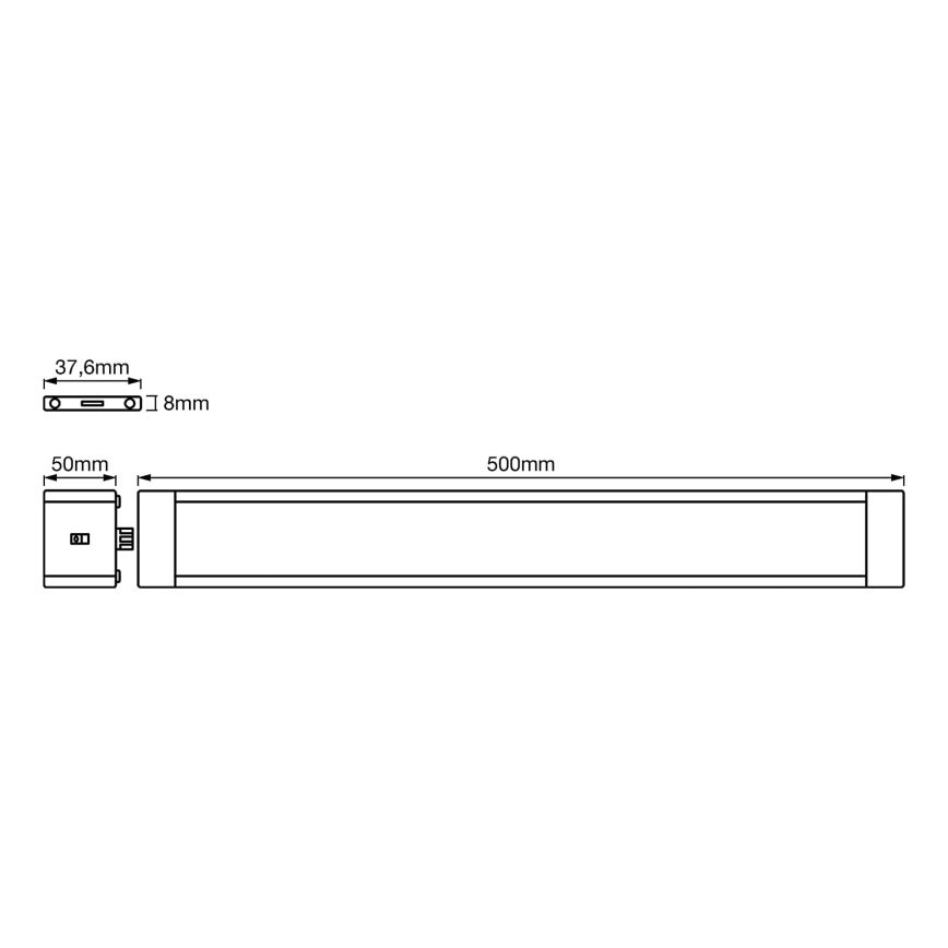 Ledvance - SET 2x LED Luce sottopensile dimmerabile con sensore LED/18W/230V