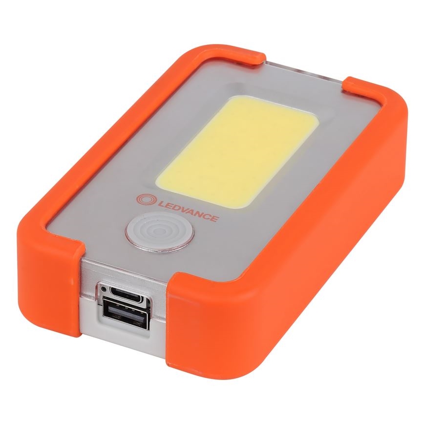 Ledvance - Torcia LED ricaricabile con power bank FLASHLIGHT LED/4W/5V 3000mAh IPX2