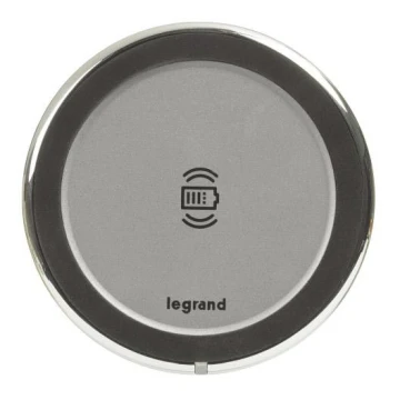 Legrand 077640L - Caricabatterie wireless da tavolo 15W IP44