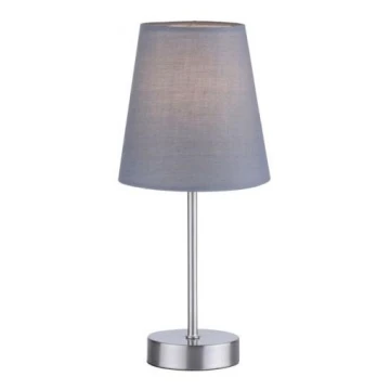 Leuchten Direkt 11680-15 - Lampada da tavolo HEINRICH 1xE14/40W/230V grigio