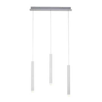 Leuchten Direkt 15203-95 - Lampadario su filo LED BRUNO 3xLED/4,8W/230V bianco