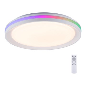 Leuchten Direkt 15544-16 - Plafoniera LED RGB dimmerabile RIBBON LED/15W/230V