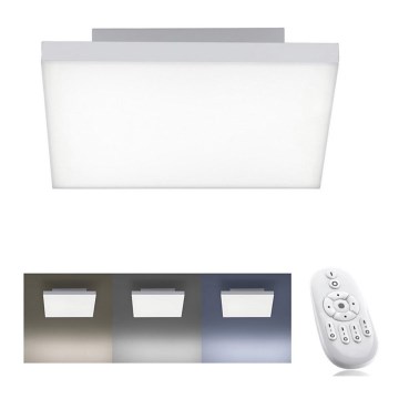 Leuchten Direkt 15550-16 - Plafoniera LED dimmerabile CANVAS LED/17W/230V + telecomando