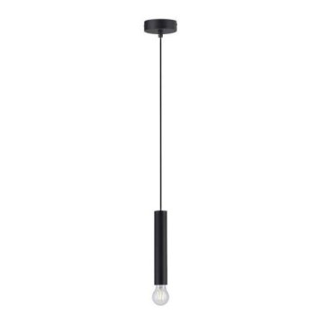 Leuchten Direkt 15617-18 - Lampadario a sospensione con filo BRUNA 1xE27/60W/230V nero