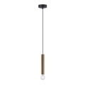 Leuchten Direkt 15617-60 - Lampadario a sospensione con filo BRUNA 1xE27/60W/230V ottone