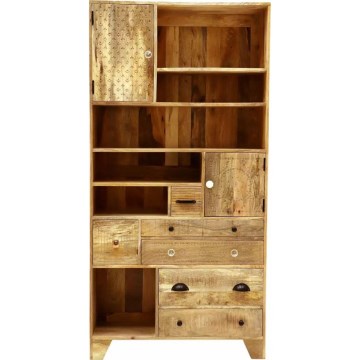 Libreria MANU 180x90 cm legno solido/mango