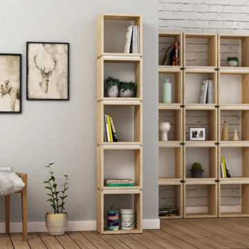 Libreria MULTI 167x32 cm beige