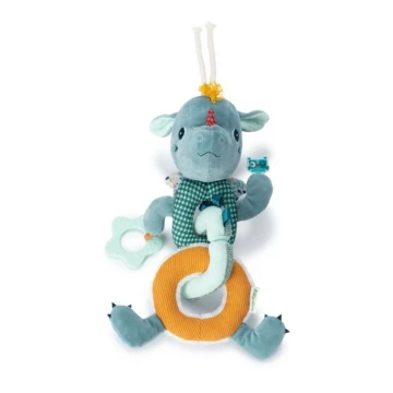 Lilliputiens - Peluche catena con un teether drago Joe