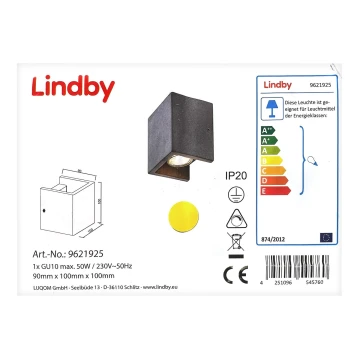 Lindby - Applique GERDA 1xGU10/50W/230V