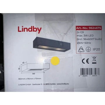 Lindby - Applique NELLIE 2xG9/5W/230V