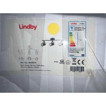 Lindby - Faretto CANSU 3xGU10/5W/230V