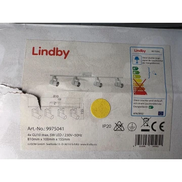 Lindby - Faretto LED SULAMITA 4xGU10/5W/230V