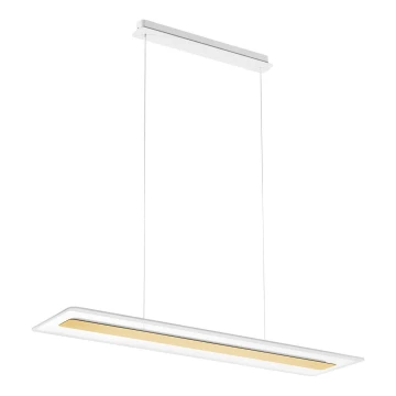 Linea Lampada 8939 - Lampadario LED a sospensione con filo ANTILE LED/45W/230V CRI 90 bianco/oro