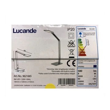 Lucande - Lampada da tavolo LED dimmerabile MION LED/8W/230V