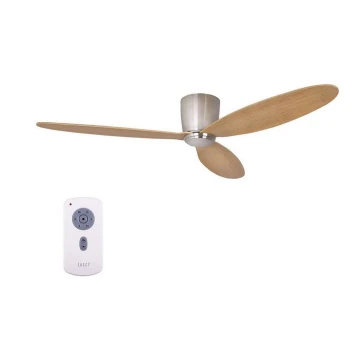 Lucci air 210519 - Ventilatore da soffitto AIRFUSION RADAR cromo/legno + telecomando