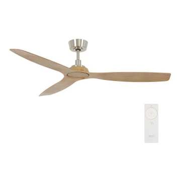 Lucci Air 210653 - Ventilatore da soffitto MOTO marrone/cromo opaco + telecomando